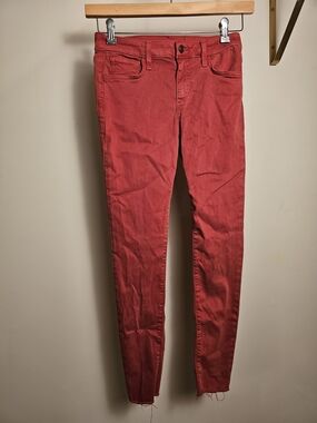 Joe's Jeans Red Skinny Pants